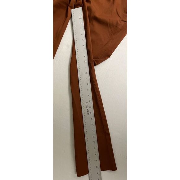 Spanx 20365T Sz XLT On the Go Slim Straight Ankle Pant Rust Bronze Glow - Picture 12 of 13